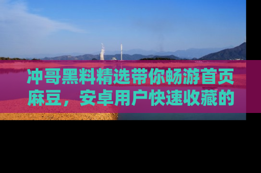 冲哥黑料精选带你畅游首页麻豆，安卓用户快速收藏的秘密武器！