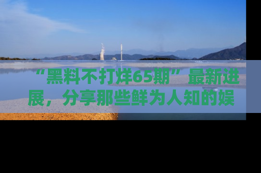 “黑料不打烊65期”最新进展,分享那些鲜为人知的娱乐八卦