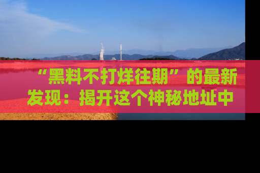 “黑料不打烊往期”的最新发现：揭开这个神秘地址中的爆笑黑料面纱