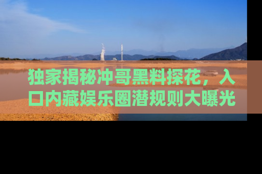 独家揭秘冲哥黑料探花，入口内藏娱乐圈潜规则大曝光