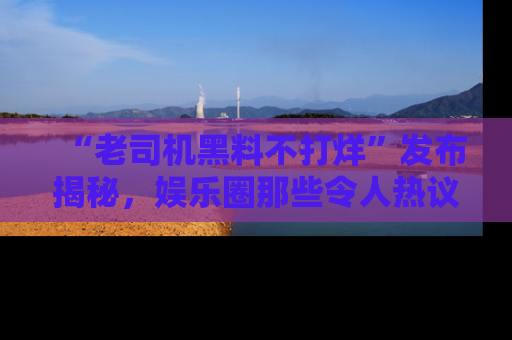 “老司机黑料不打烊”发布揭秘，娱乐圈那些令人热议的黑暗秘密！