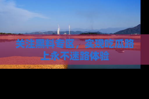 关注黑料专区，实现吃瓜路上永不迷路体验