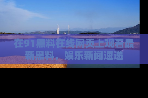 在91黑料在线网页上观看最新黑料,娱乐新闻速递